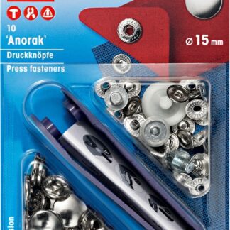 Anorak 15mm silber.j